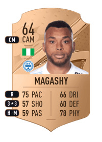 Abdussalam Magashy Rare 64 OVR