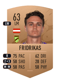 Lukas Fridrikas Common 63 OVR