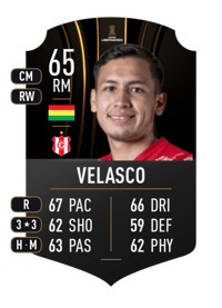 William Velasco CONMEBOL LIBERTADORES 65 OVR