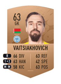 Pilip Vaitsiakhovich Common 63 OVR