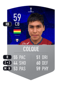 Miguel Colque CONMEBOL SUDAMERICANA 59 OVR