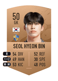 Seol Hyeon Bin Common 50 OVR
