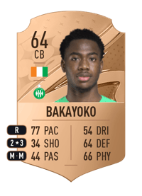 Abdoulaye Bakayoko Rare 64 OVR