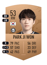Park Ji won Common 53 OVR