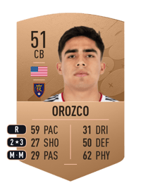 Jaziel Orozco Common 51 OVR