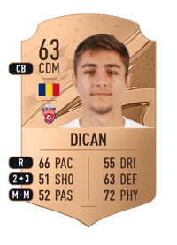 Victor Dican Rare 63 OVR