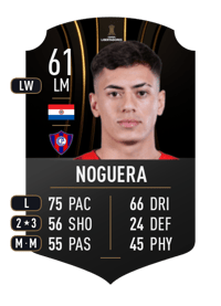 Junior Noguera CONMEBOL LIBERTADORES 61 OVR