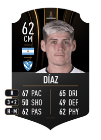 Franco Díaz CONMEBOL LIBERTADORES 62 OVR