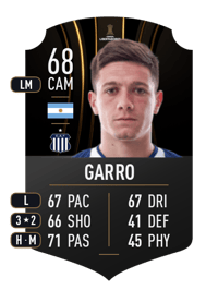 Rodrigo Garro CONMEBOL LIBERTADORES 68 OVR