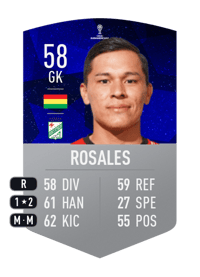 Fabio Rosales CONMEBOL SUDAMERICANA 58 OVR