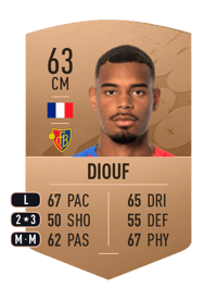 Andy Diouf Common 63 OVR