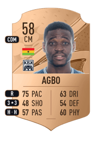 David Agbo Rare 58 OVR