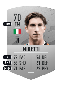 Fabio Miretti Common 70 OVR