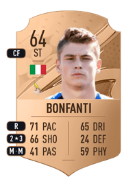 Nicholas Bonfanti Rare 64 OVR