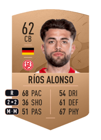 José-Enrique Ríos Alonso Common 62 OVR