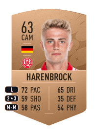 Cedric Harenbrock Common 63 OVR