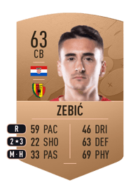 Mario Zebić Common 63 OVR