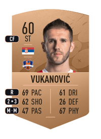 Aleksa Vukanović Common 60 OVR