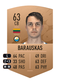 Dominykas Barauskas Common 63 OVR