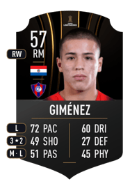 Juan José Giménez CONMEBOL LIBERTADORES 57 OVR