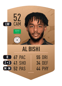 Nasser Al Bishi Common 52 OVR