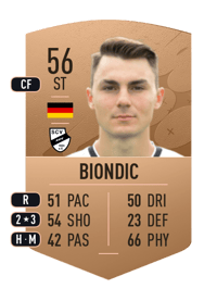 Mateo Biondic Common 56 OVR