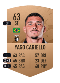 Yago Cariello Common 63 OVR