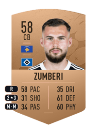 Valon Zumberi Common 58 OVR