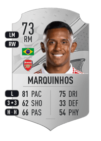 Marquinhos Rare 73 OVR
