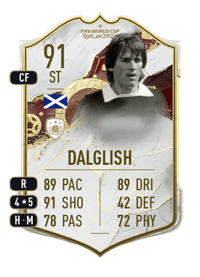 Kenny Dalglish World Cup Icon 91 OVR