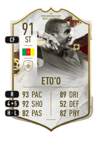 Samuel Eto'o World Cup Icon 91 OVR