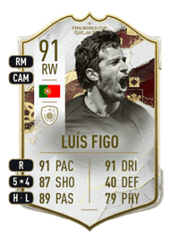 Luís Figo World Cup Icon 91 OVR