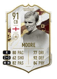 Bobby Moore World Cup Icon 91 OVR
