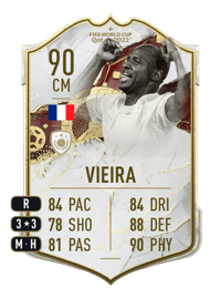 Patrick Vieira World Cup Icon 90 OVR