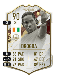 Didier Drogba World Cup Icon 90 OVR