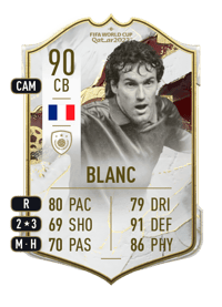 Laurent Blanc World Cup Icon 90 OVR