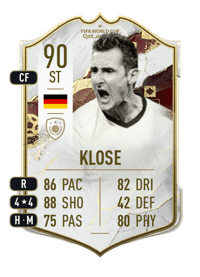 Miroslav Klose World Cup Icon 90 OVR
