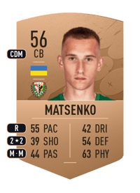 Yegor Matsenko Common 56 OVR
