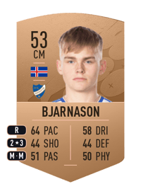 Jóhannes K. Bjarnason Common 53 OVR