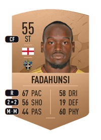 Tope Fadahunsi Common 55 OVR