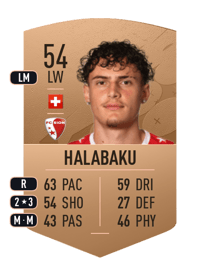 Kevin Halabaku Common 54 OVR
