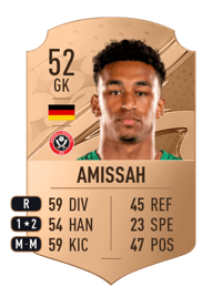 Jordan Amissah Rare 52 OVR