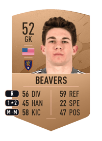 Gavin Beavers Common 52 OVR
