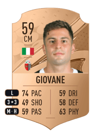 Samuel Giovane Rare 59 OVR