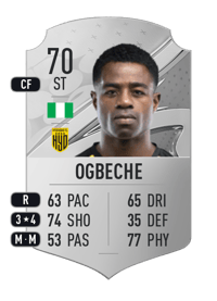 Bartholomew Ogbeche Rare 70 OVR