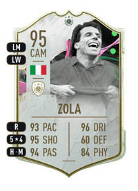 Gianfranco Zola Shapeshifters ICON 95 OVR