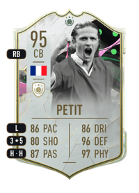 Emmanuel Petit Shapeshifters ICON 95 OVR