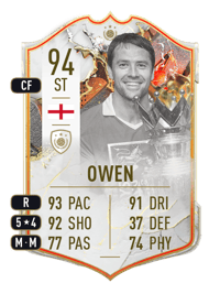 Michael Owen Trophy Titans ICON 94 OVR