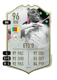 Samuel Eto'o Shapeshifters ICON 96 OVR