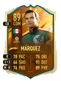 Rafael Márquez World Cup Hero 89 OVR